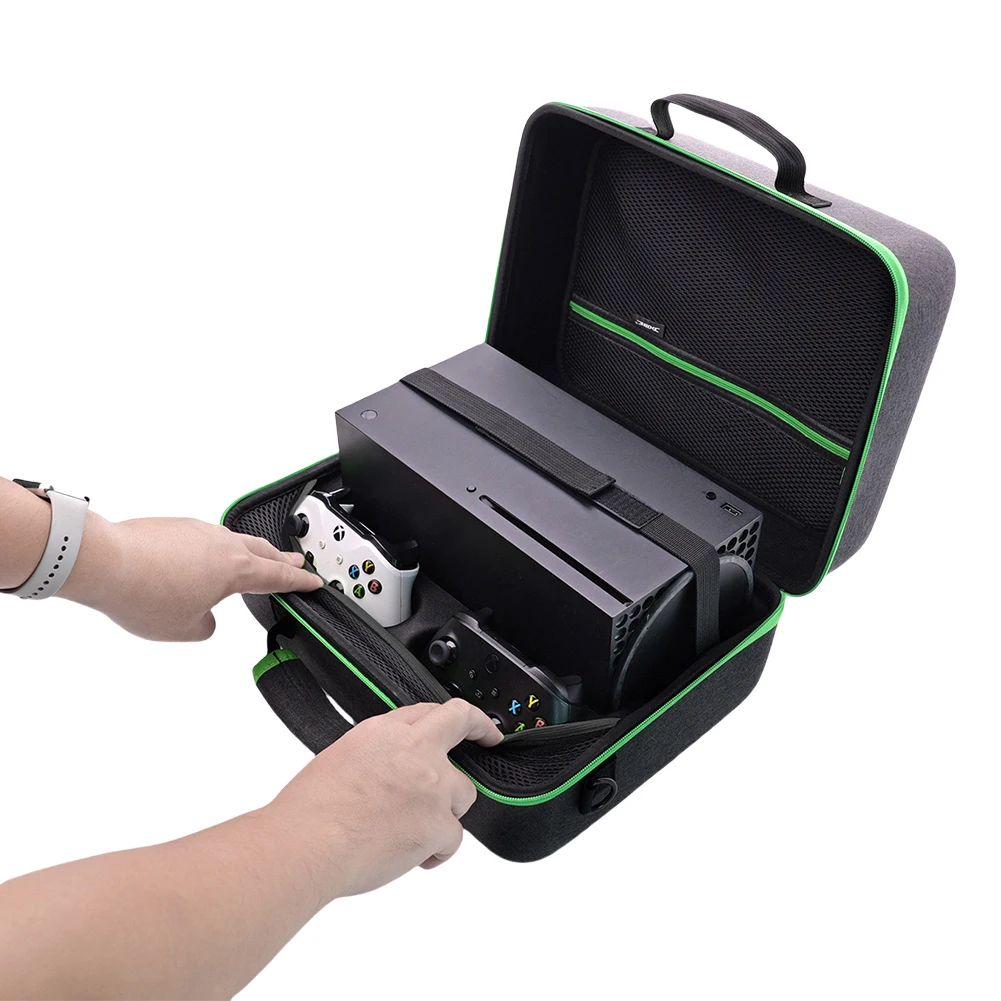 

For Xbox Series X/S Console Travel Bag Shockproof Travel Protective Bag Drop-proof Gamepad Controller Accessories Hanbag