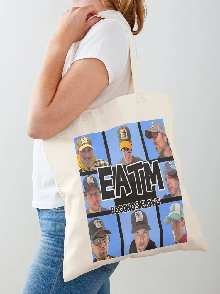 

EATM Poconos Flows Tote Bag shopping bag tote bag woman foldable reusable Shopping bags