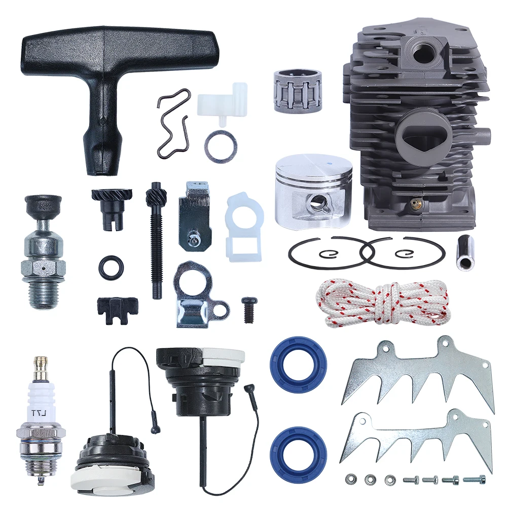 46 มม.กระบอกสูบลูกสูบ Felling Dog Bucking Spike Adjuster Kit สําหรับ Stihl MS280 MS270 MS 270 280 ลูกโซ่แก๊ส Cap Starter Pawl ชุด