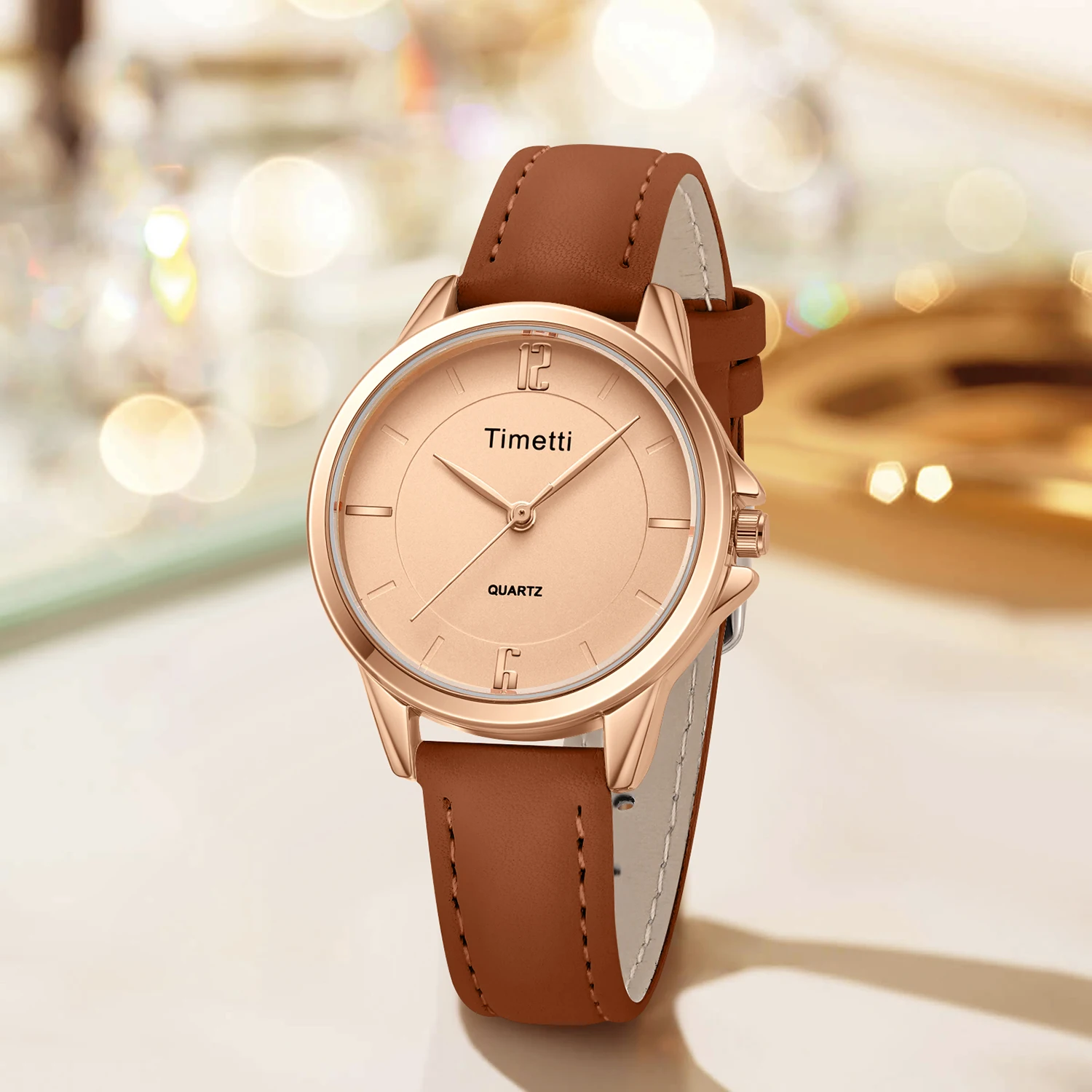 College Style Versatile Simple Belt Fashionable Ladies Watch