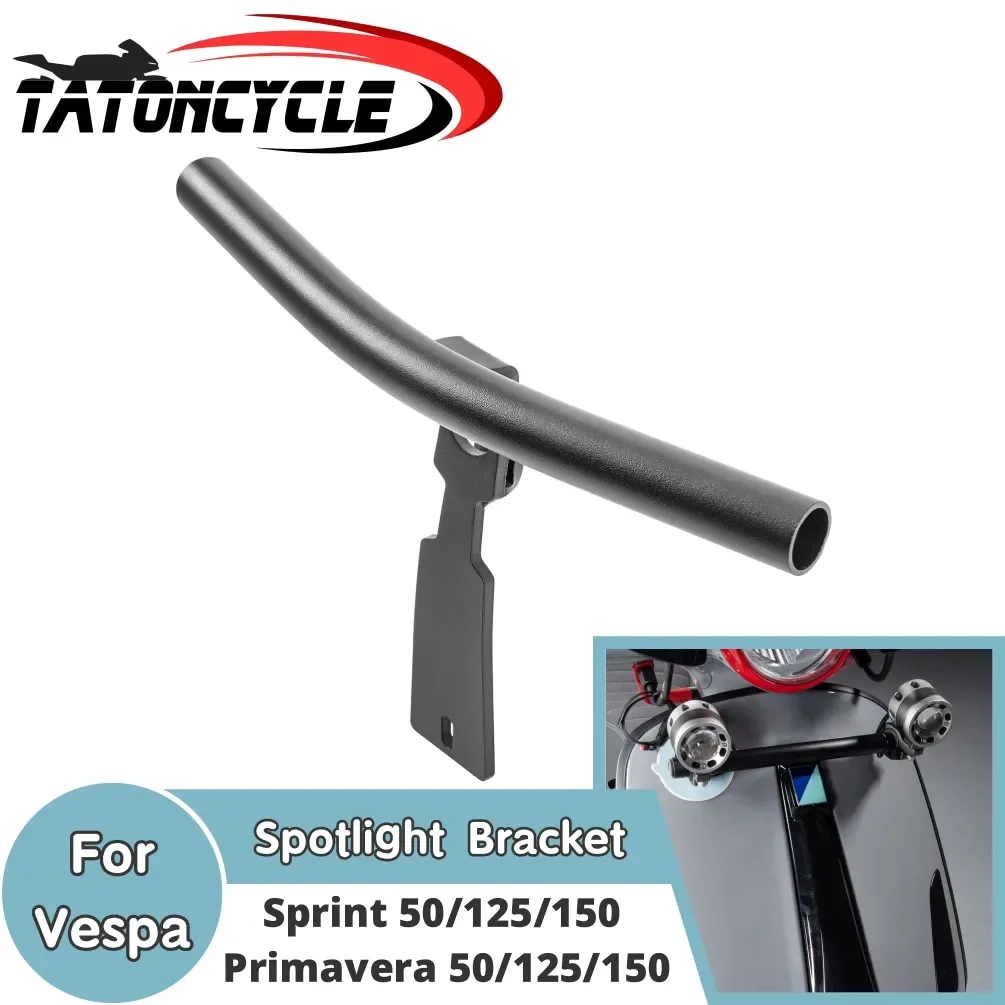 

Motorcycle Headlight Spotlight Bar for Vespa Sprint Primavera 50 125 150 2014-2023 Front Fog Signal Light Bracket Mount Parts