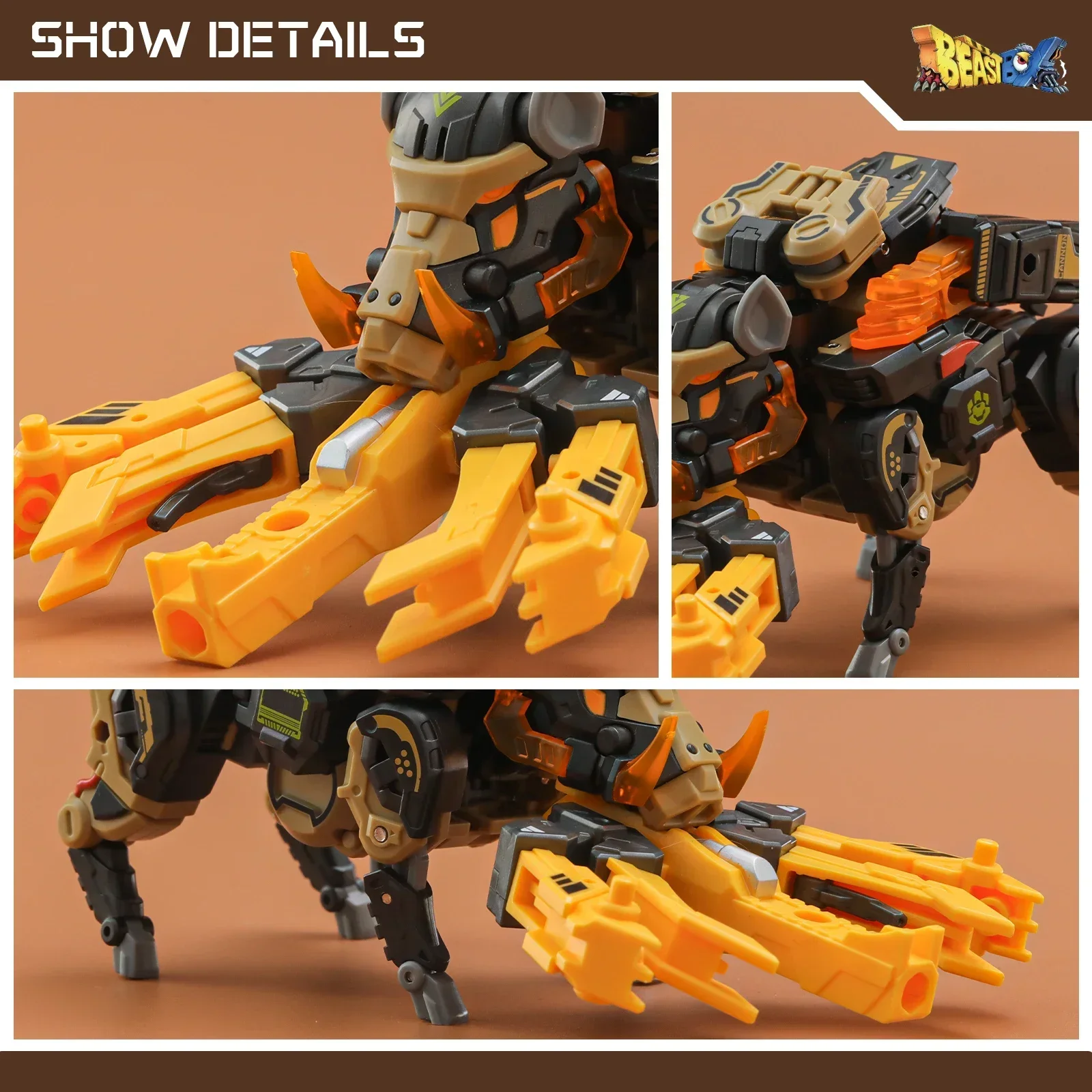 In Stock 52TOYS Beastbox BB-57 SHOVELHEAD Deformation Toys Action Figure Collectible Converting Assembly Model Toy Hoilday Gifts