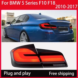 for BMW 5 Series 2010-2017 F10 F18 LED taillight 520i 520d 530d 530i m5 Taillight assembly brake lightTurn signal auto parts