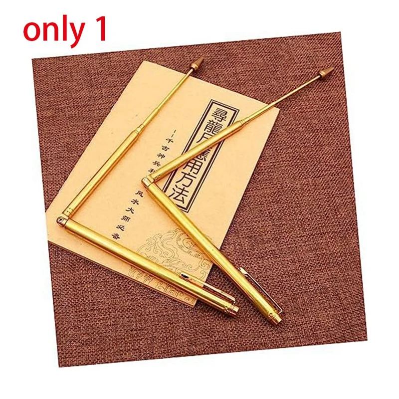 Pen Shape Ruler Divining Rods para Água, Metal Detector Stick, Antena, Durable Divining Tool, 1 Peça