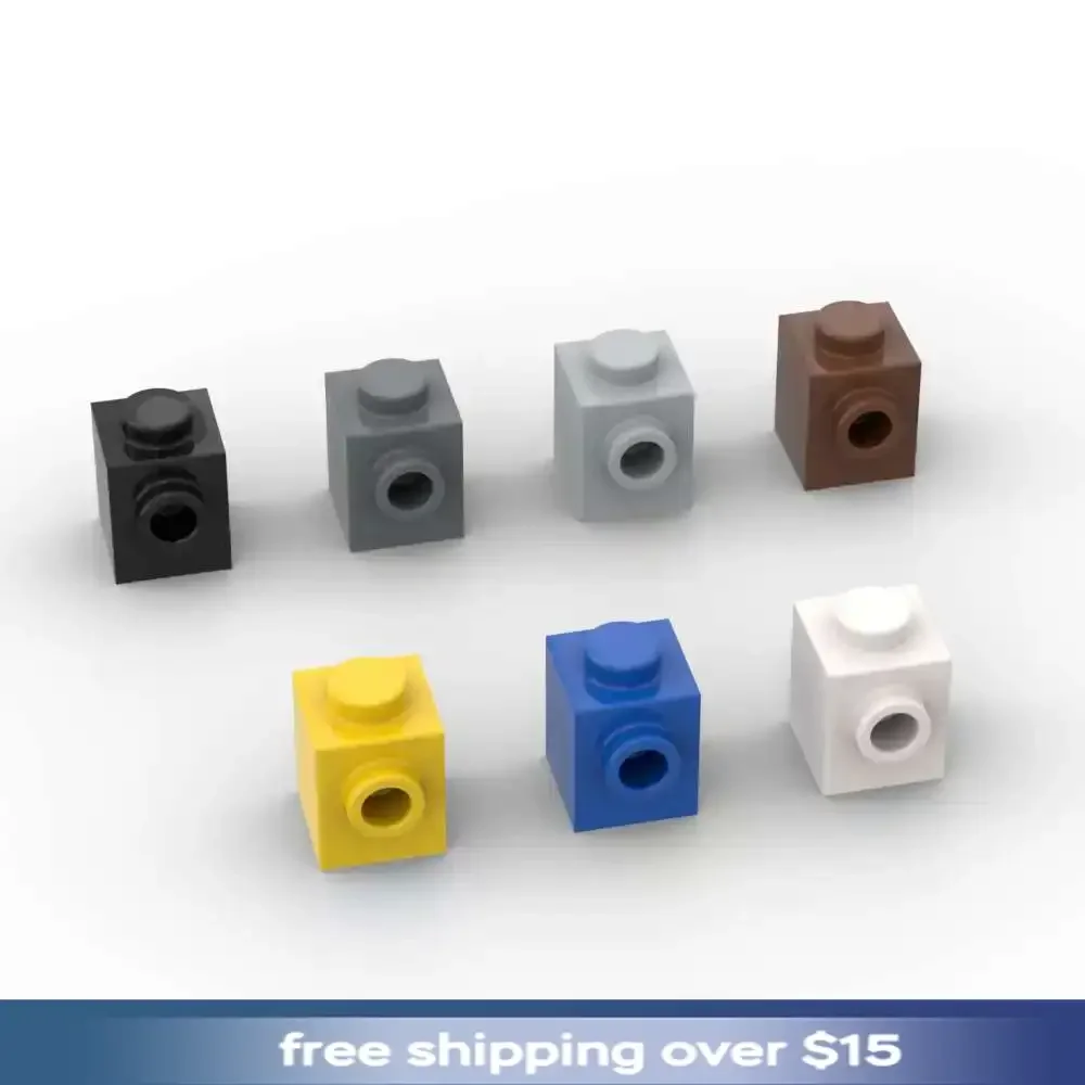 

100 PCS 87087 Parts Brick Special 1x1 with Stud on 1 Side Building Block High-Tech DIY Compatible with Assembles Particles