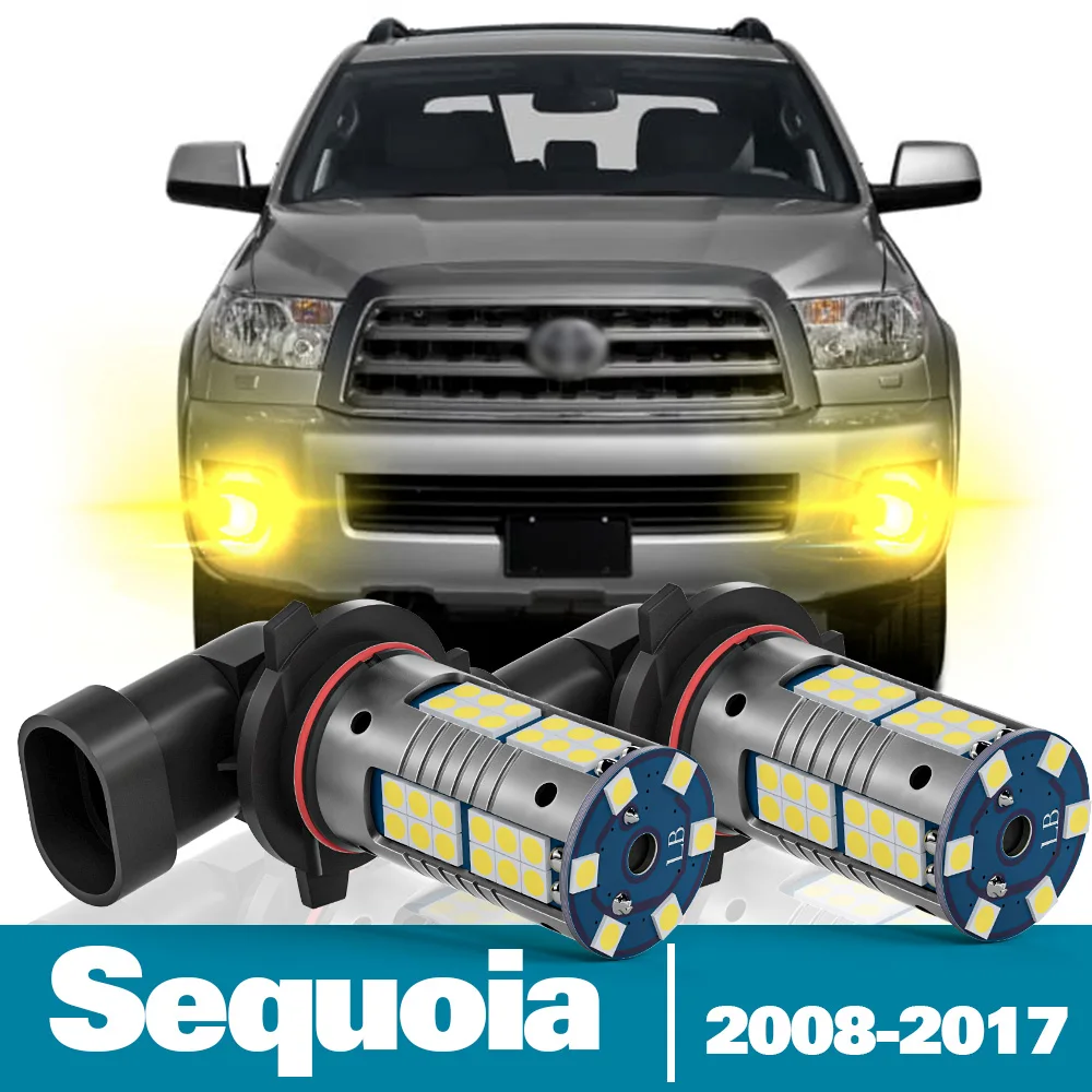 

2pcs LED Fog Light For Toyota Sequoia Accessories 2008 2009 2010 2011 2012 2013 2014 2015 2016 2017