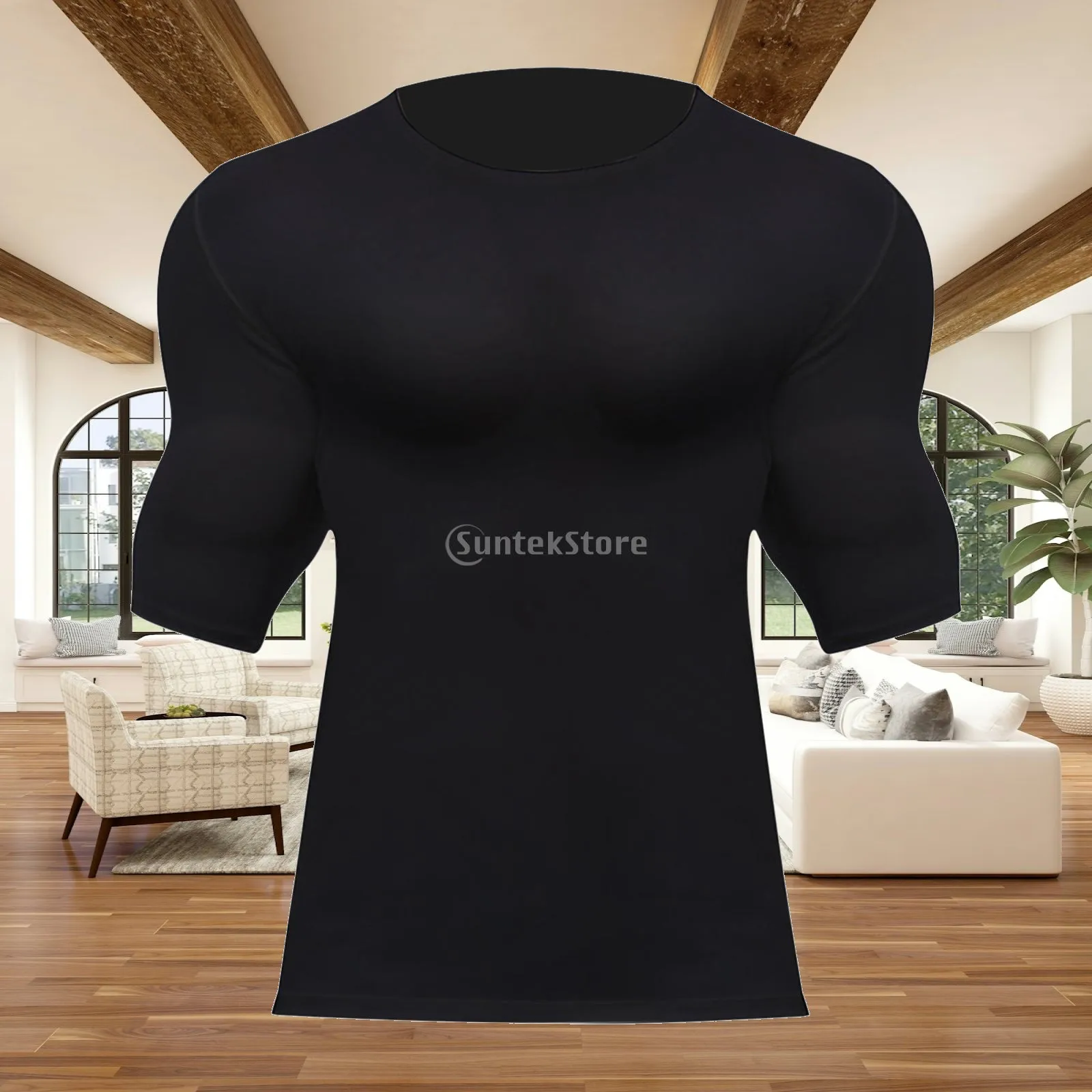 Fake Muscle T Shirt Men Simulation Funny Underwear for Cosplay Event Fancy Dress