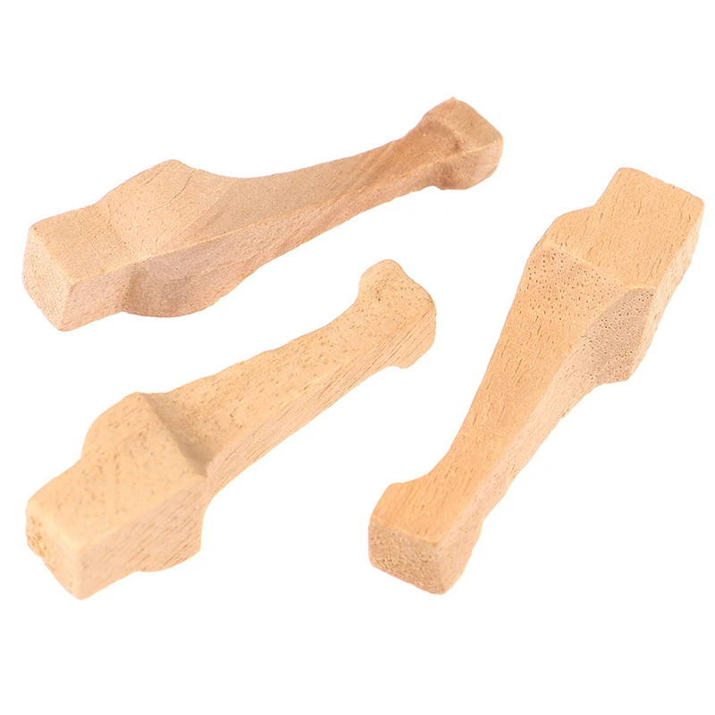 4Pcs/lot 1:12 Wooden Dollhouse Table Leg Miniature Furniture Diy Dollhouse Accessories Simulation Table Feet Model Dollhouse Toy