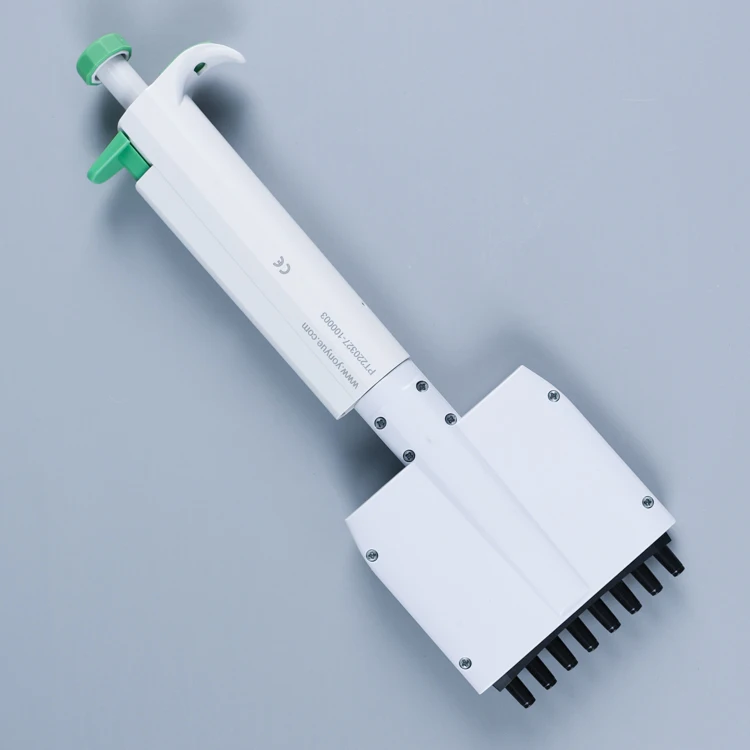 8 Channel Pipette P1000 Micropipette Adjustable Single Channel Manual Pipette Gun for Laboratory Use Traceable Pipettes