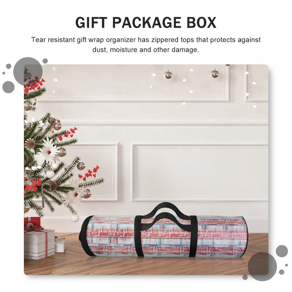 

1 шт. Прочный водонепроницаемый цилиндрический мешок для подарков из высококачественного ПВХ-нейлона для упаковки подарков и вечеринок