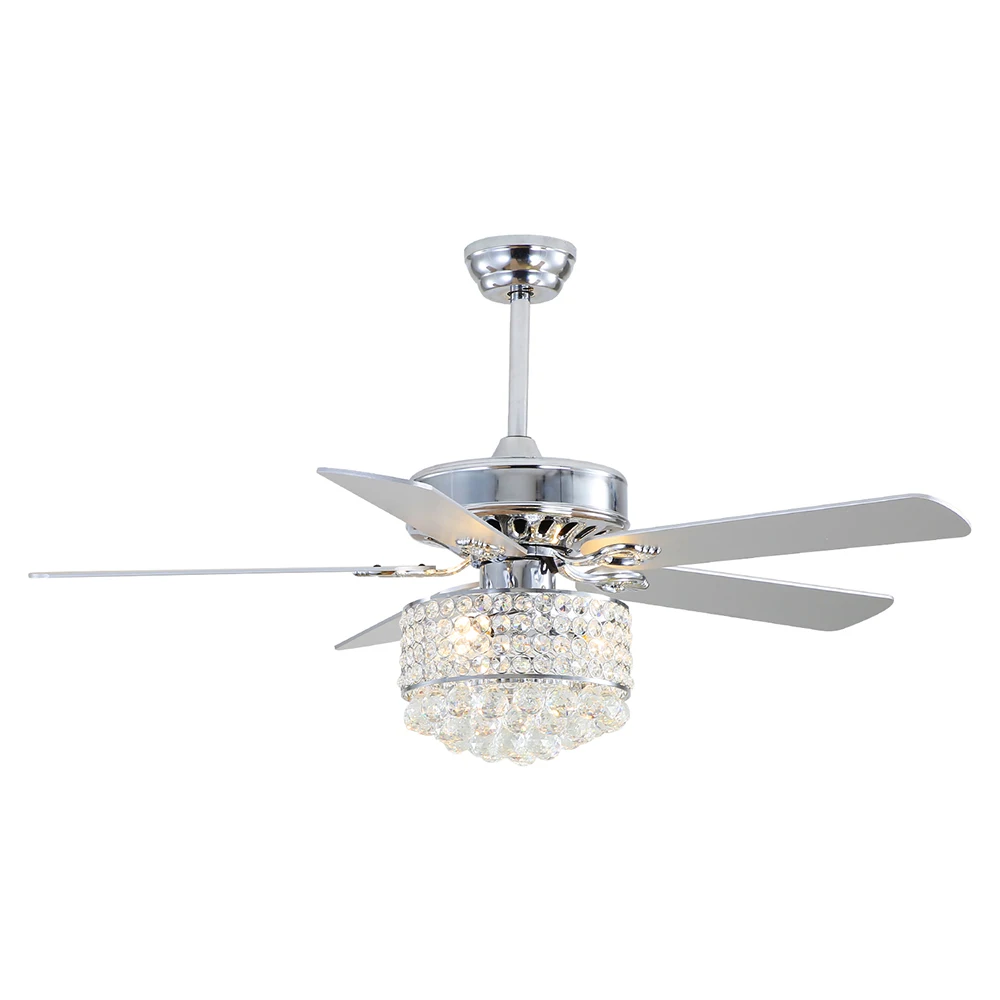 

220v Crystal 52inch Led Ceiling Livingroom Fans With Remote Control Ceiling Fan With Light