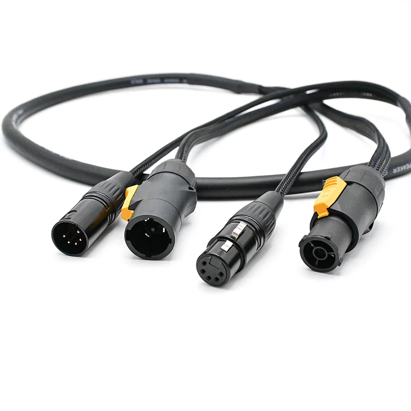 IP65 Truecon 3-Pin 5-Pin DMX-Kombikabel 1m 1,5m 2m 3m 5m 10m True1-kompatibles 5-Pin XLR-Stromverbindungskabel für Outdoor-DJ-Beleuchtung – Detail 1