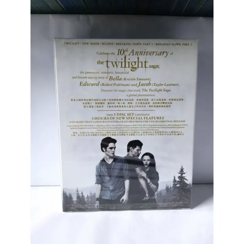 Blu-ray Disc Twilight Saga Movies 1 to 5 Complete Collection Brand New Sealed Box Set