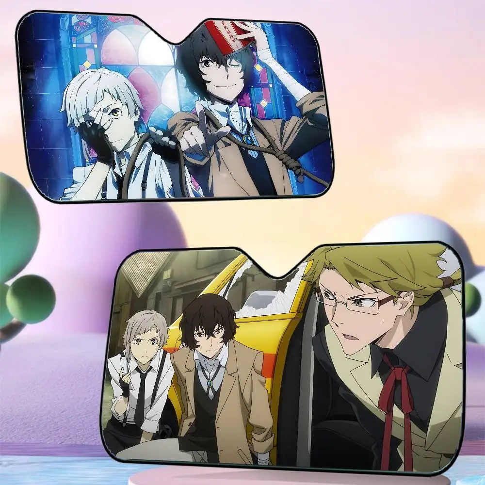 

Anime Bungo-Stray-Dogs Car SunShade Car Sunshade Window Sunshade Sunblock Front Windshield Hood Interior Front Baffle Sunshade