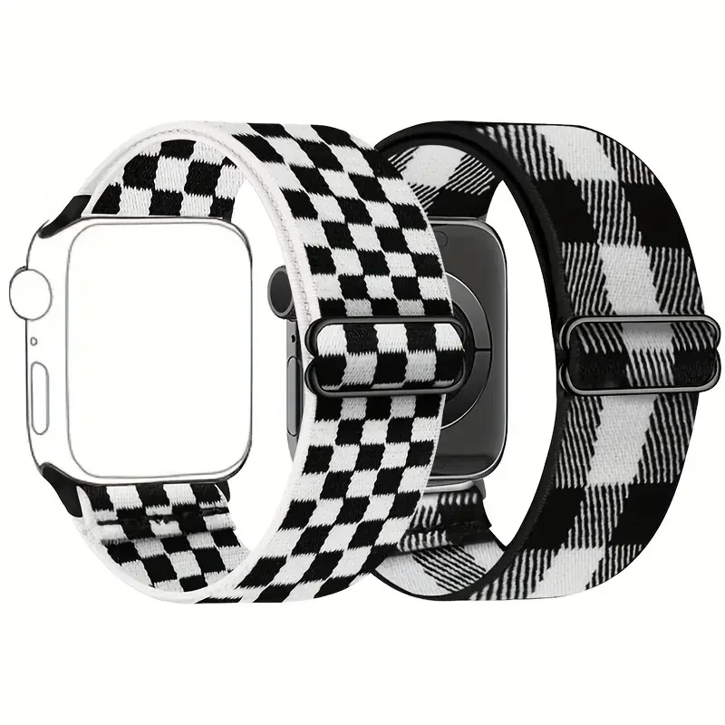 Nylon Band for Apple Watch SE/Ultra/8-1, Breathable, Buckle, 38-49mm