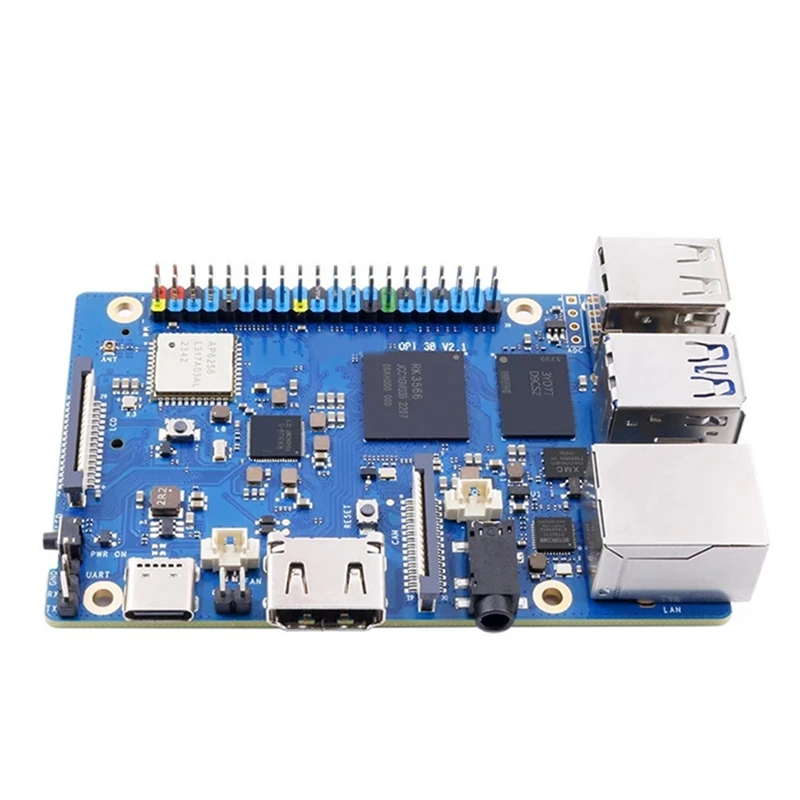 Development Board Module for Orange Pi 3B Development Board Orange Pi 3B Quad Core RK3566 Support EMMC Module,RAM 4GB