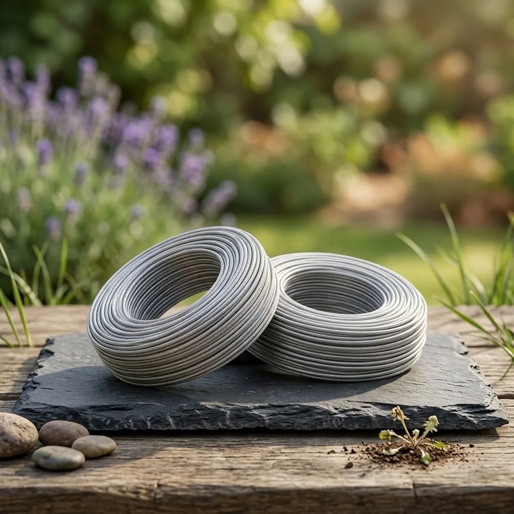 4 0mm Diameter Steel Trimmer Line 2 Rolls 15m for Use in Lawn Maintenance and Brush Cutting Applications 4 0mm