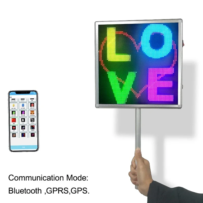 station-de-bus-d'aeroport-panneau-d'affichage-led-portatif-wifi-affichage-des-messages-numeriques-programmables-panneau-de-signalisation-led-rechargeable