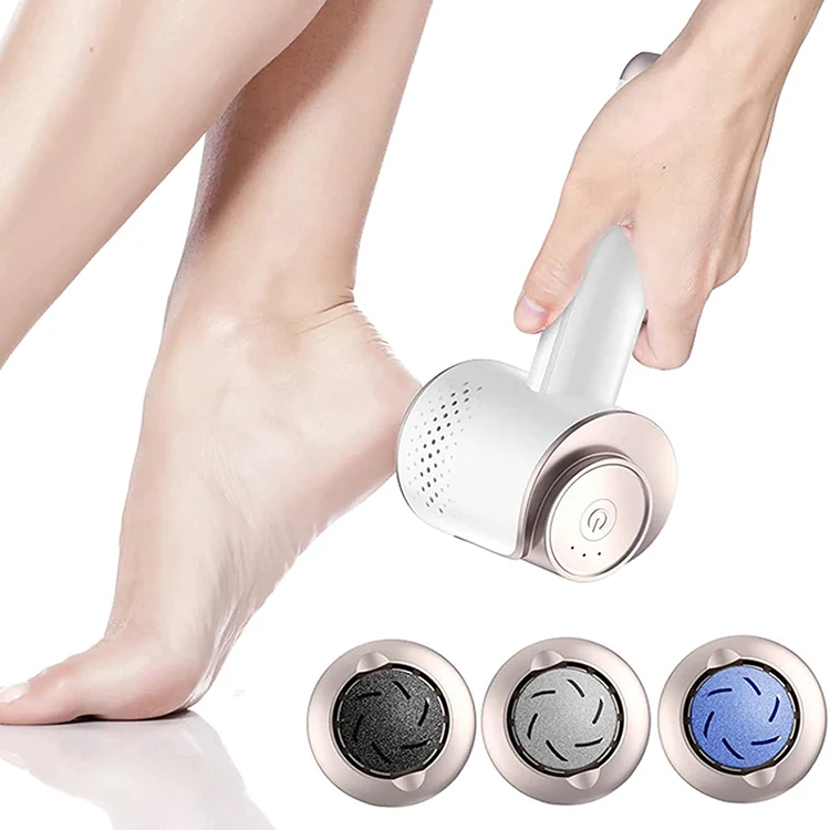 

New Vacuum Pedicure Tools Electric Foot Files Dead Skin Callus Remover USB Foot Grinder