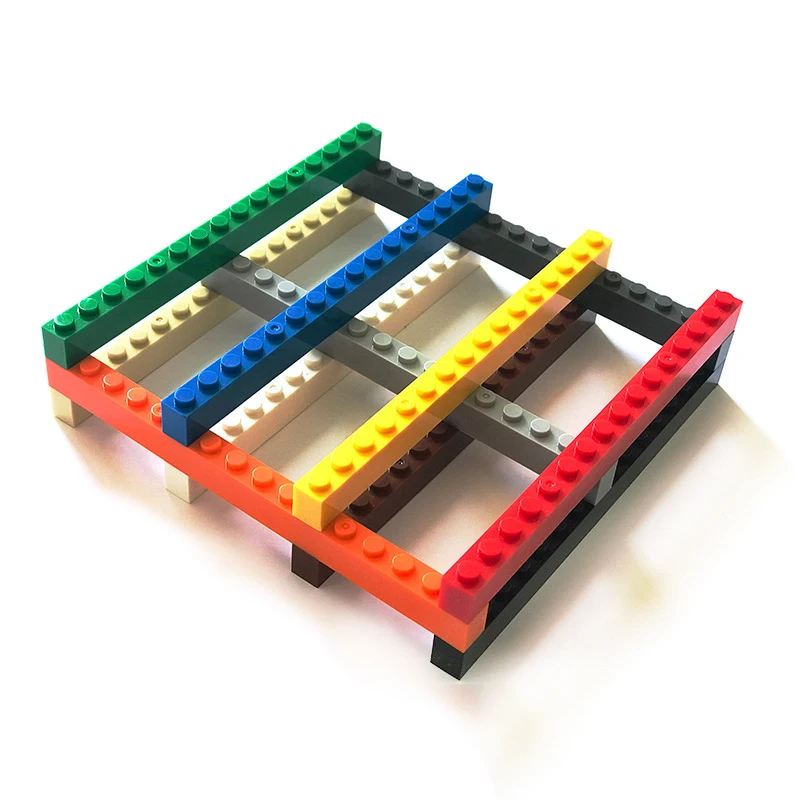 50PCS/Set 2465 Technology Building Blocks Parts Bulk 1 x 16 Dots Assembled Education Toys Model Small MOC Bricks DIY Accessories