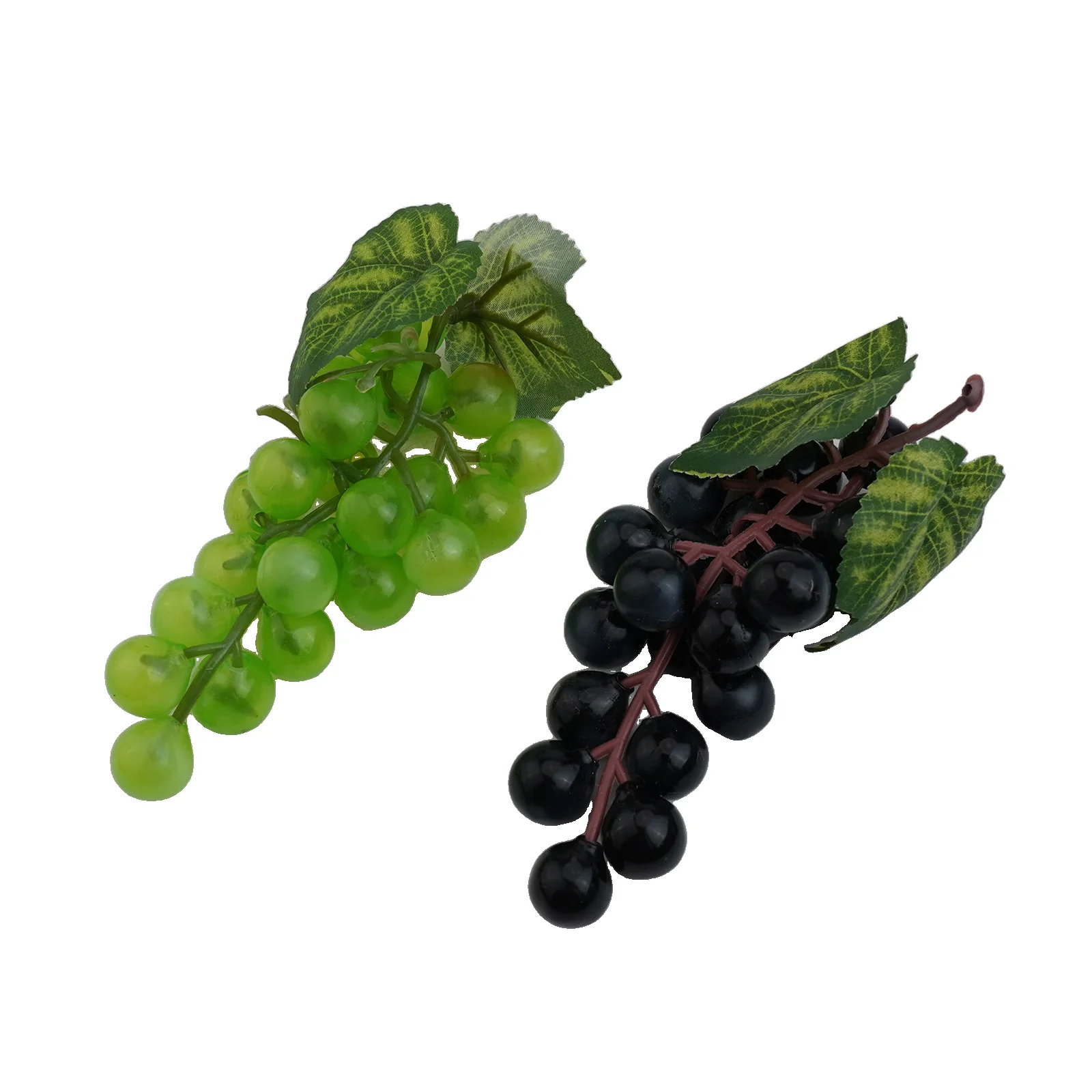 4psHigh Simulation Grape Plastic Fruit Fake Fruits Photo Props Artificial Grape Fruit Shop Display Model Decor Home Office Decor