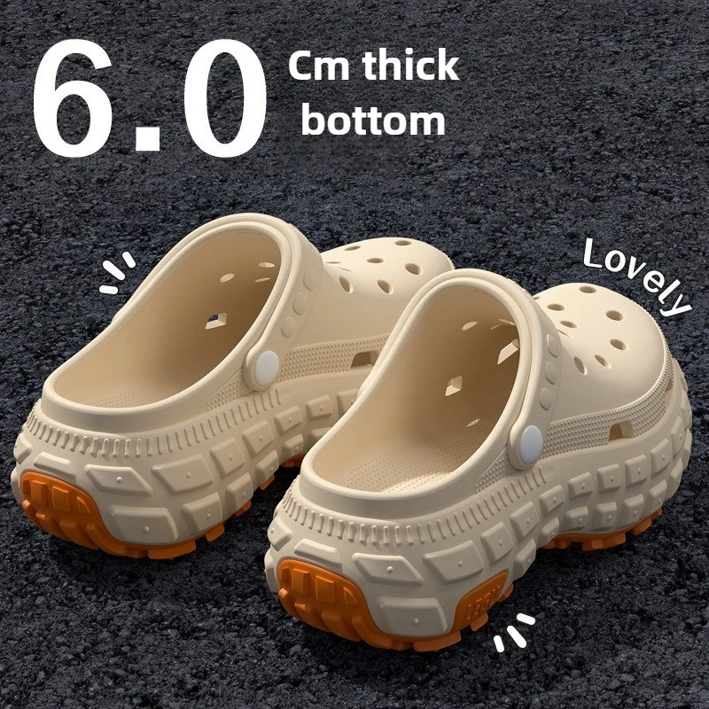 

Men's driving breathable non-slip hole shoes summer new deodorant non-slip outer wear wear wear-resistant fishing beach sandals