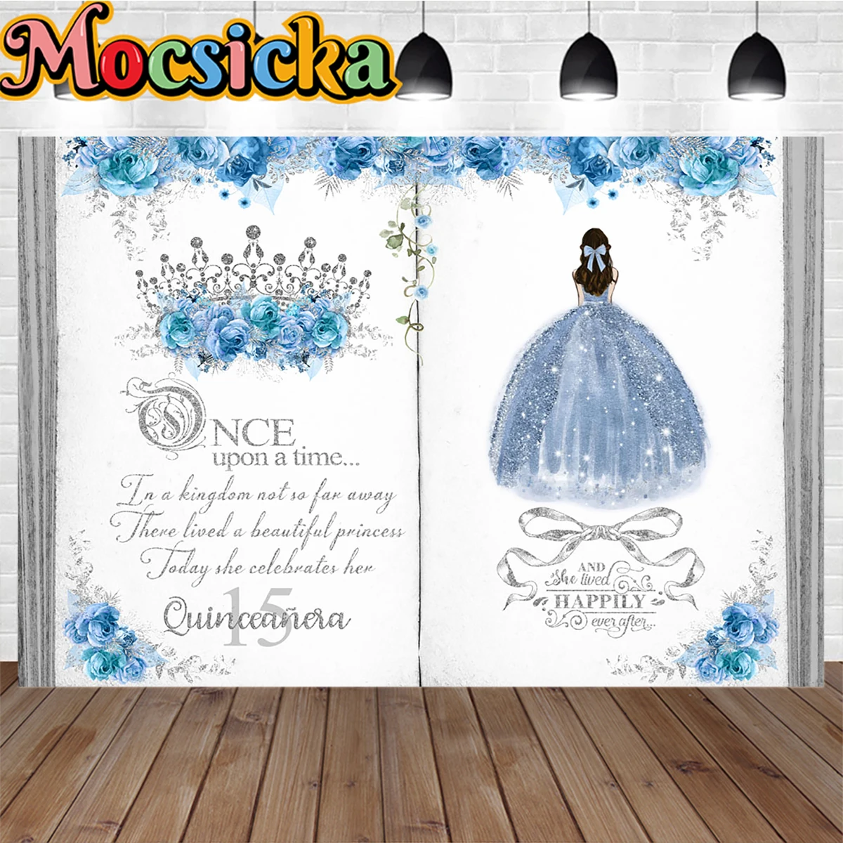 الزفاف التصوير خلفية خرافة كتاب مرة واحدة في وقت قلعة الأميرة بنات عيد ميلاد خلفية ديكور حفلات كشك الصور