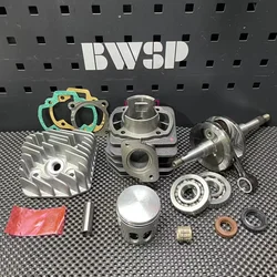 Big Bore Kit 80cc For DIO50 AF18 JISO Forged Cylinder Piston 48mm Long Stroke Crankshaft 43mm BWSP Scooter Engine Parts