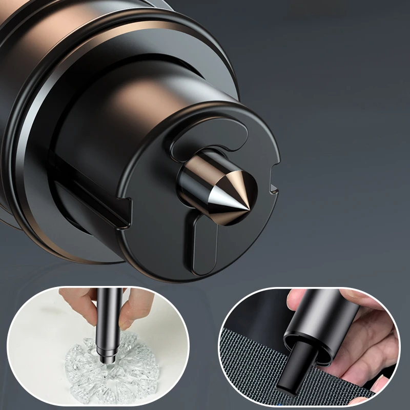 2 in1 Car Safety Hammer Car Emergency Glass Window Breaker Seat Belt Cutter Vehicle Emergency Device - Image 5