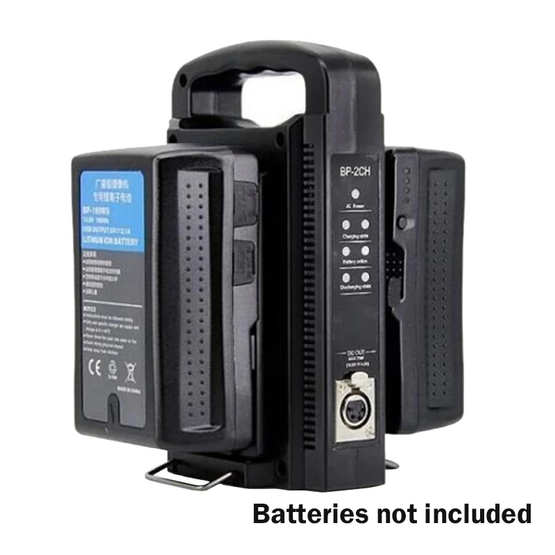 V mount battery BP-2CH Dual Quick Battery Charger & AC Adapter for 14.4V/ 14.8V V-mount Battery