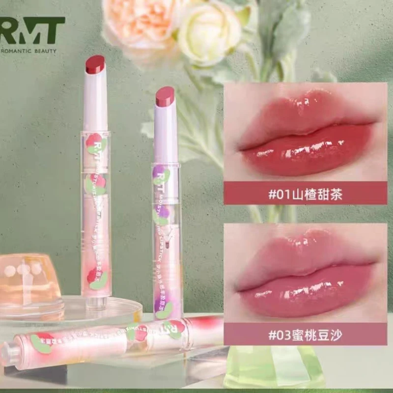 Romanticbeauty Lip Plumper Jelly lápiz labial de larga duración brillo de labios sólido hidrata el esmalte de labios lápiz labial maquillaje de belleza