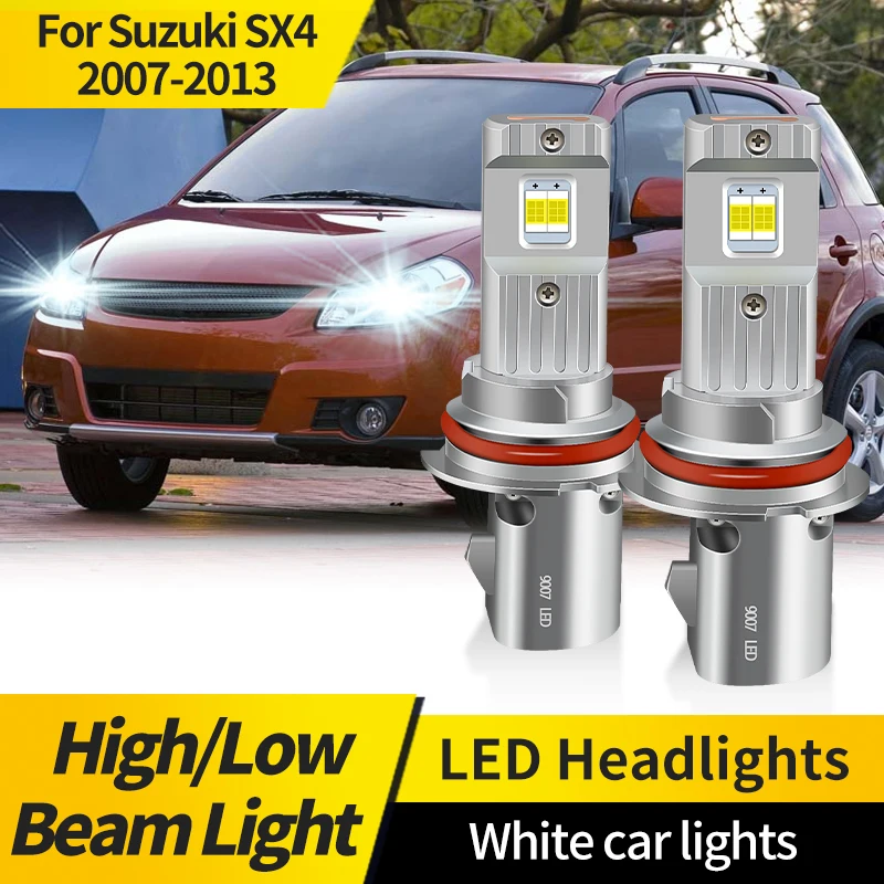 

2PCS For Suzuki SX4 2007-2013 9007 HB5 LED Bulb 44W White Replacement Halogen Headlights Car Projector Super Bright LED Bulb