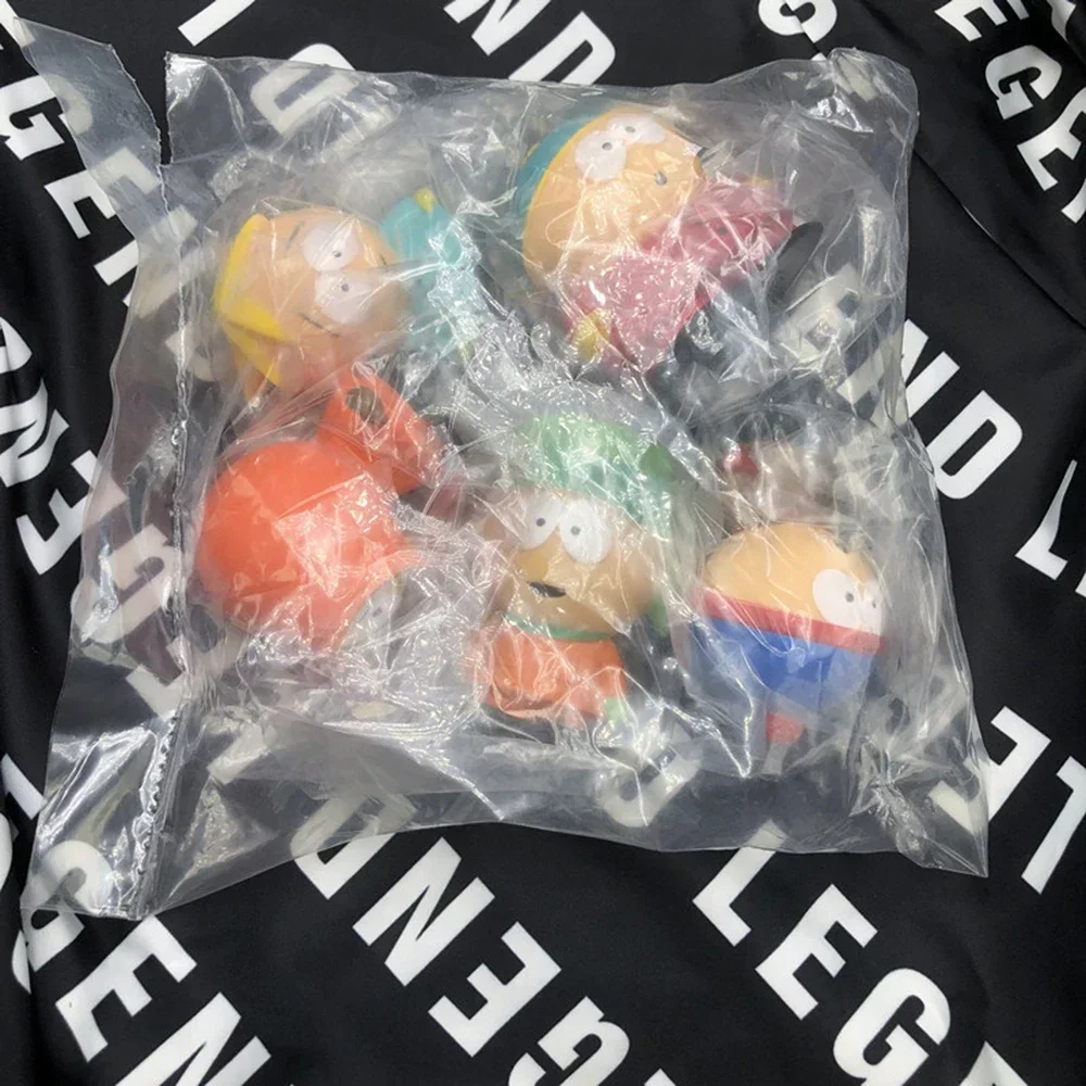 # # 5 pz/lotto PVC Southern Park Action Figure Giocattoli Modello Popolare Creativo Austral Park Giocattoli per Bambini Compleanno Regali Di Natale