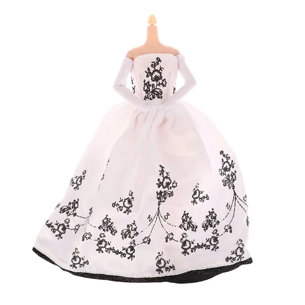 Ropa para muñecas, ropa para muñecas, vestido de princesa, vestido de princesa para muñeca 1/6, ropa para muñecas de 30Cm, accesorios para muñecas bordados de felpa roja