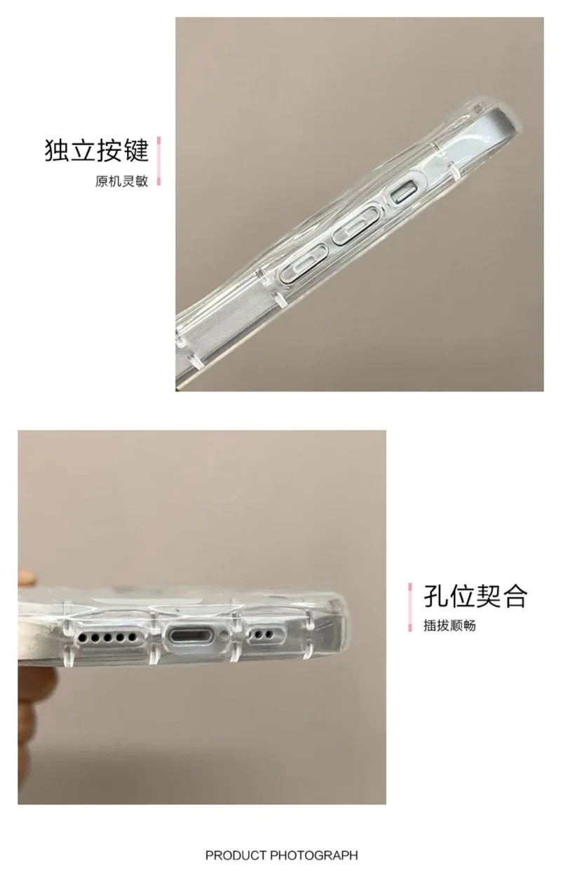 Case for Samsung Galaxy S24 Ultra A54 A55 A24 A33 A34 A35 A30 A20 A31 A32 A50 A50S A51 A52 A53 Soft Clear TPU Cover Flower Chain