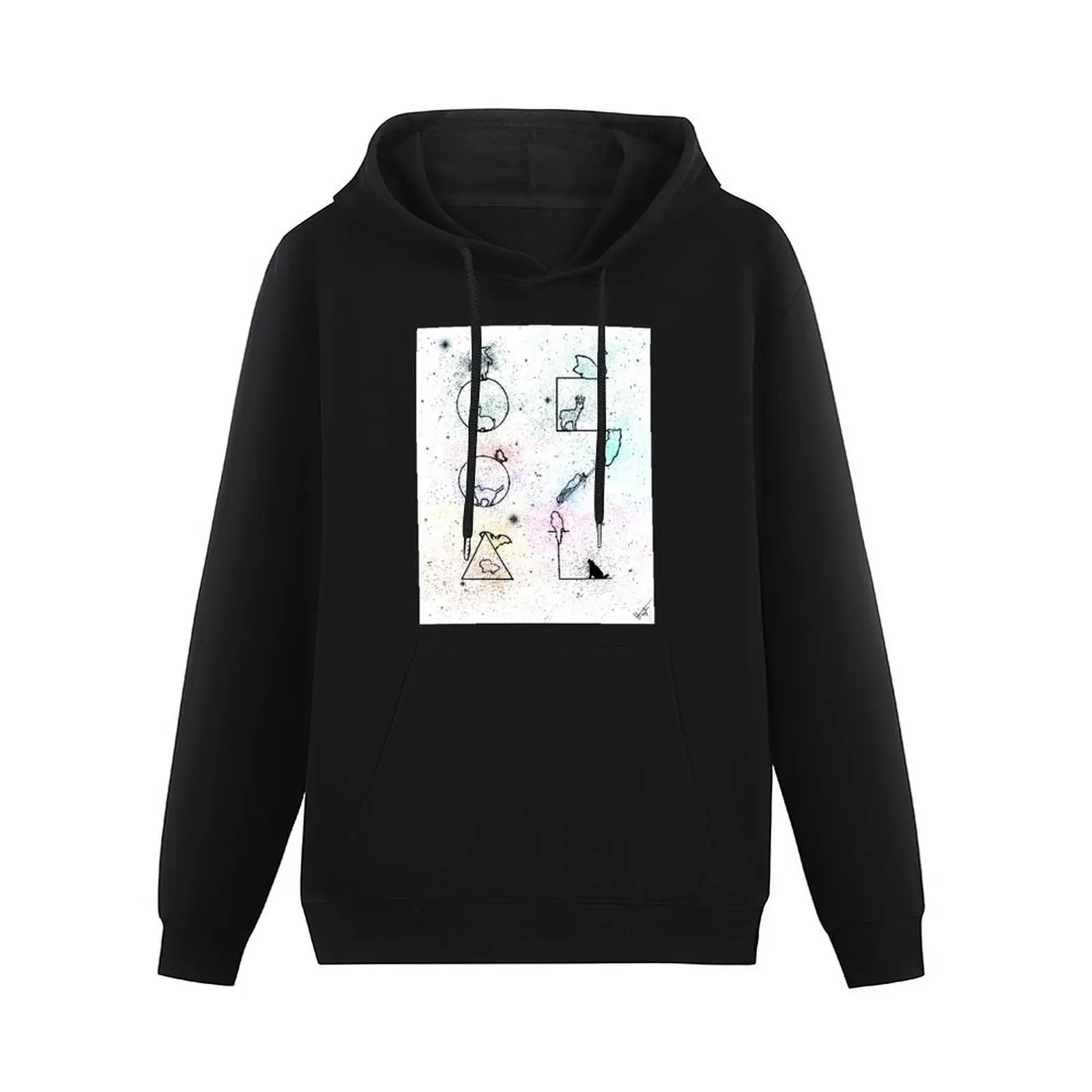 LOONA - Inverted Paint Splatter Pullover Hoodie winter clothes men clothes mens hoodies