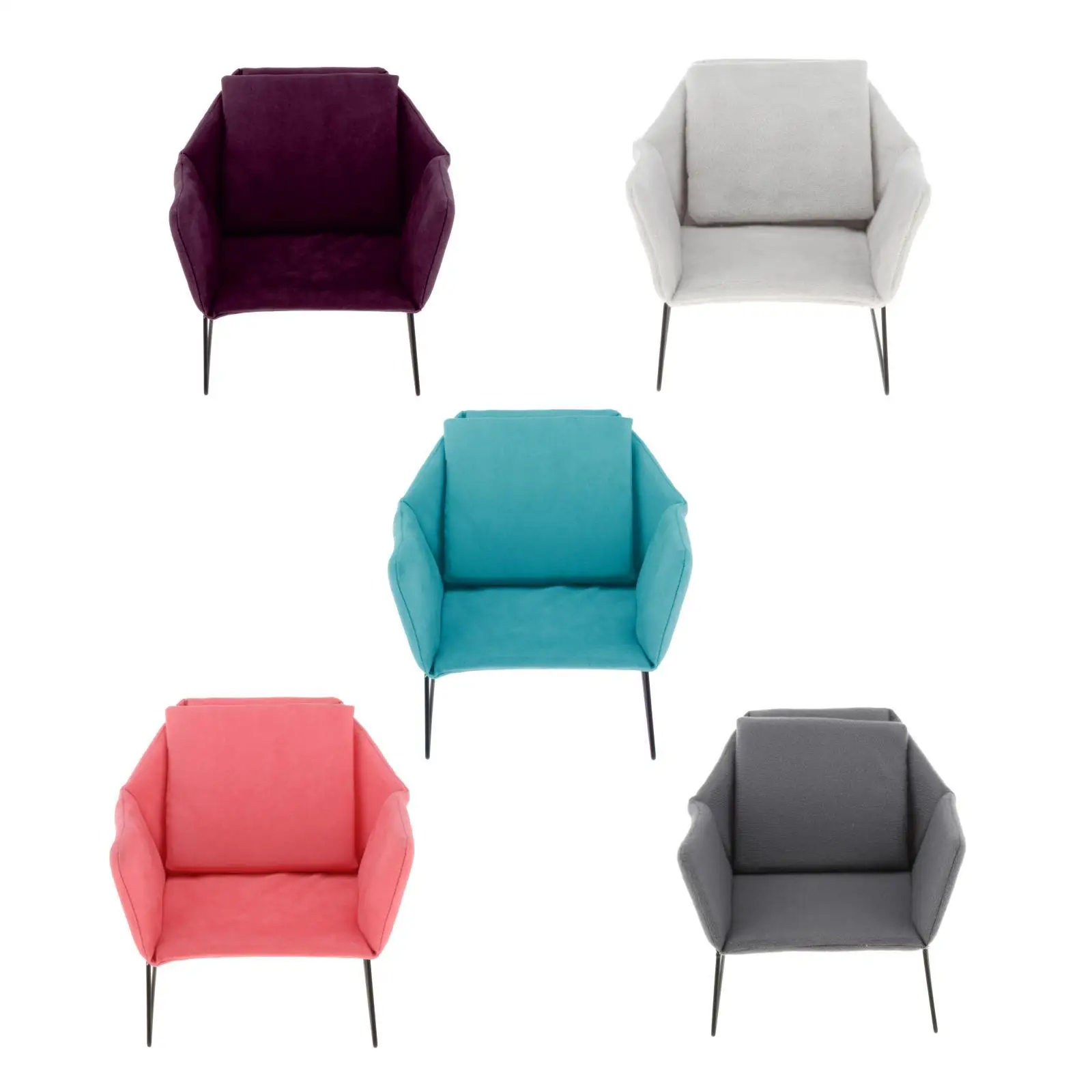 1: 6 دمية مصغرة أريكة أريكة نموذج دمية طفل Fournitur #2