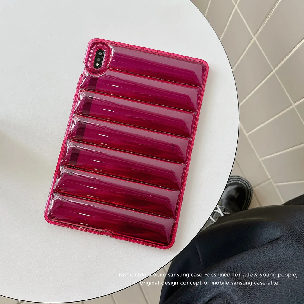 

Прозрачный чехол для планшета с блестящим пуховиком для Huawei Honor Pad X8a 11 дюймов 2024 AGS6-W09, мягкий прозрачный противоударный защитный чехол