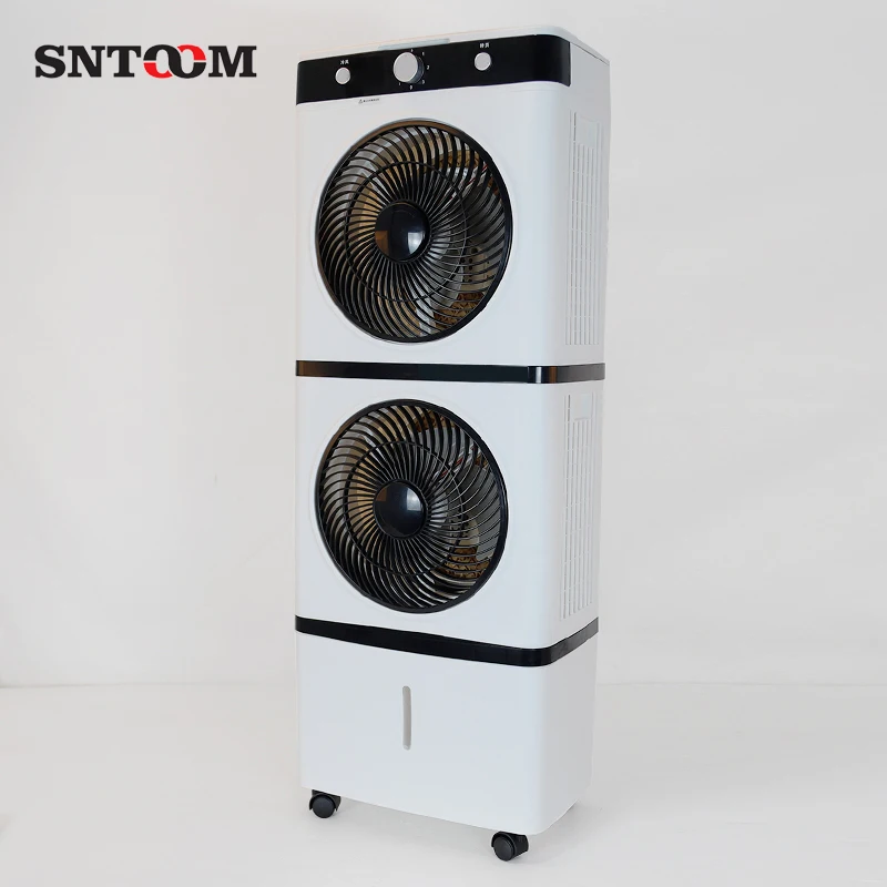 Dual-Layer Air Cooler Mute Mobile Water Filling Fan Home Office Cooling Multi-Gear Refrigeration Heat Exchange Equipment view 5
