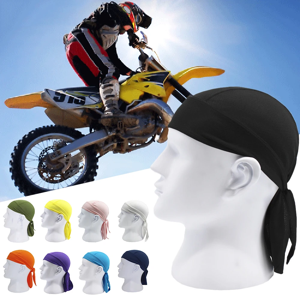 Men Quick- Pirate MTB Riding Headscarf Women Outdoor Sport Cycle Bandanas Running Headband Anti Sweat Hat Scarf