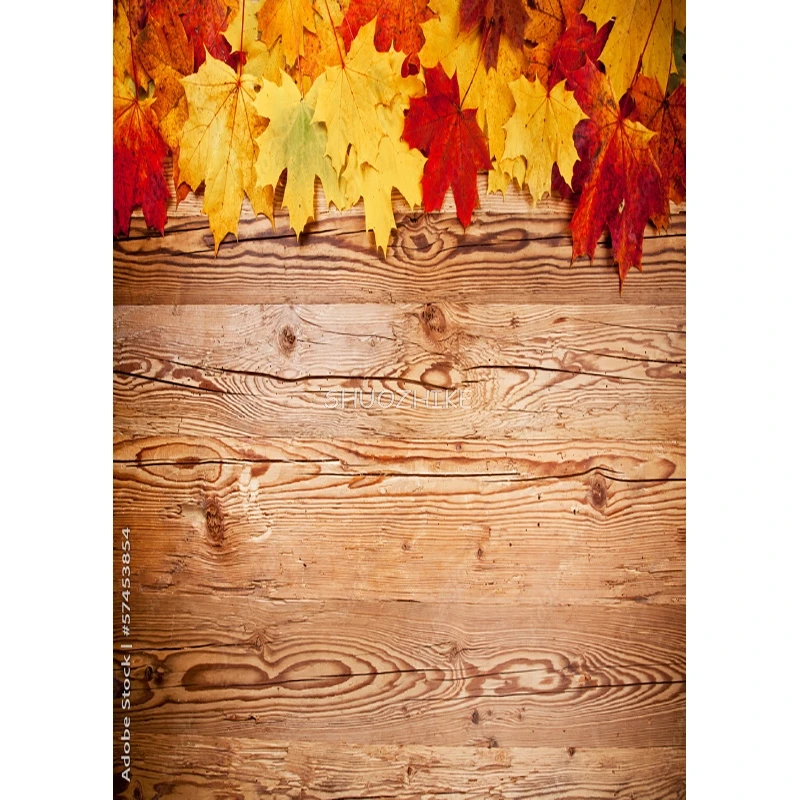 SHUOZHIKE Thin Cloth Photography Backdrops Scenery Flower Wooden Floor Photo Studio Background Props ER-05