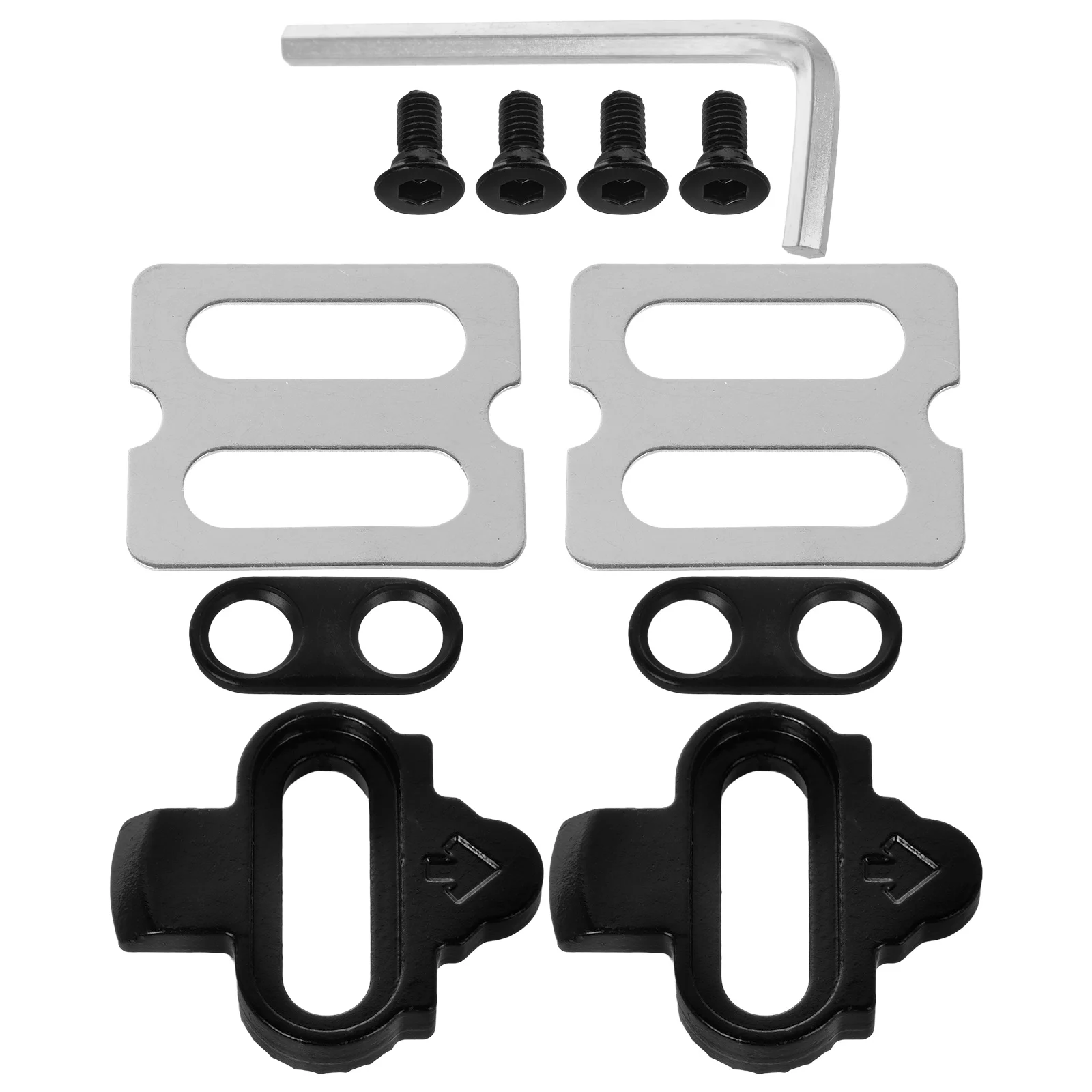 

Locking Plate Cleat for Bike Pedal Supplies Shoes Self-locking Cleats Metal Accessories Bicycle