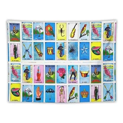 Lottery / Mexican Bingo Tapestry Wallpaper Bedroom Decorative Wall Mural Tapestry