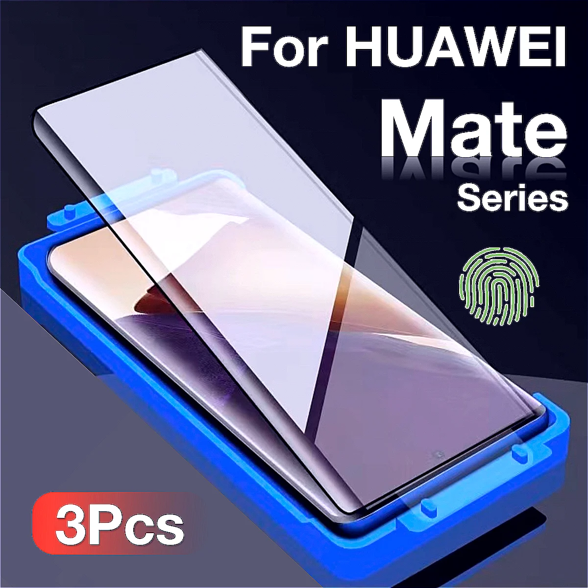 3Pcs For HUAWEI Mate 60 Pro Plus 50 40 30 20 Pro Rs Screen Protector Protective Easy Tool Kit ,Not Tempered Glass