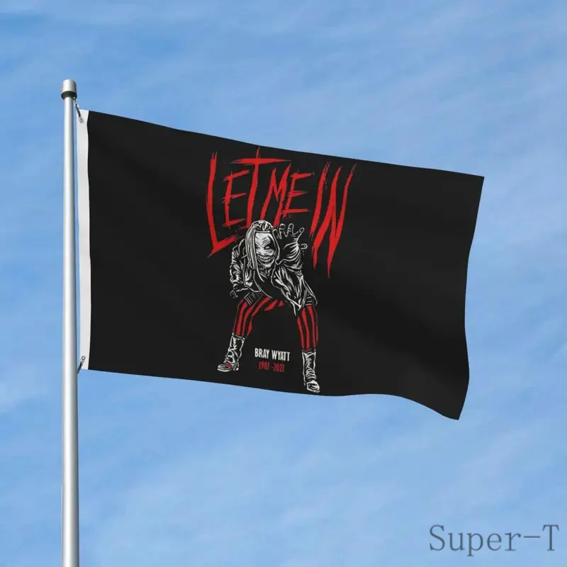 The Fiend Bray Wyatt Flags Double Sided Outdoor Banner Wrestling Polyester Home Room Dorm Wall Decor