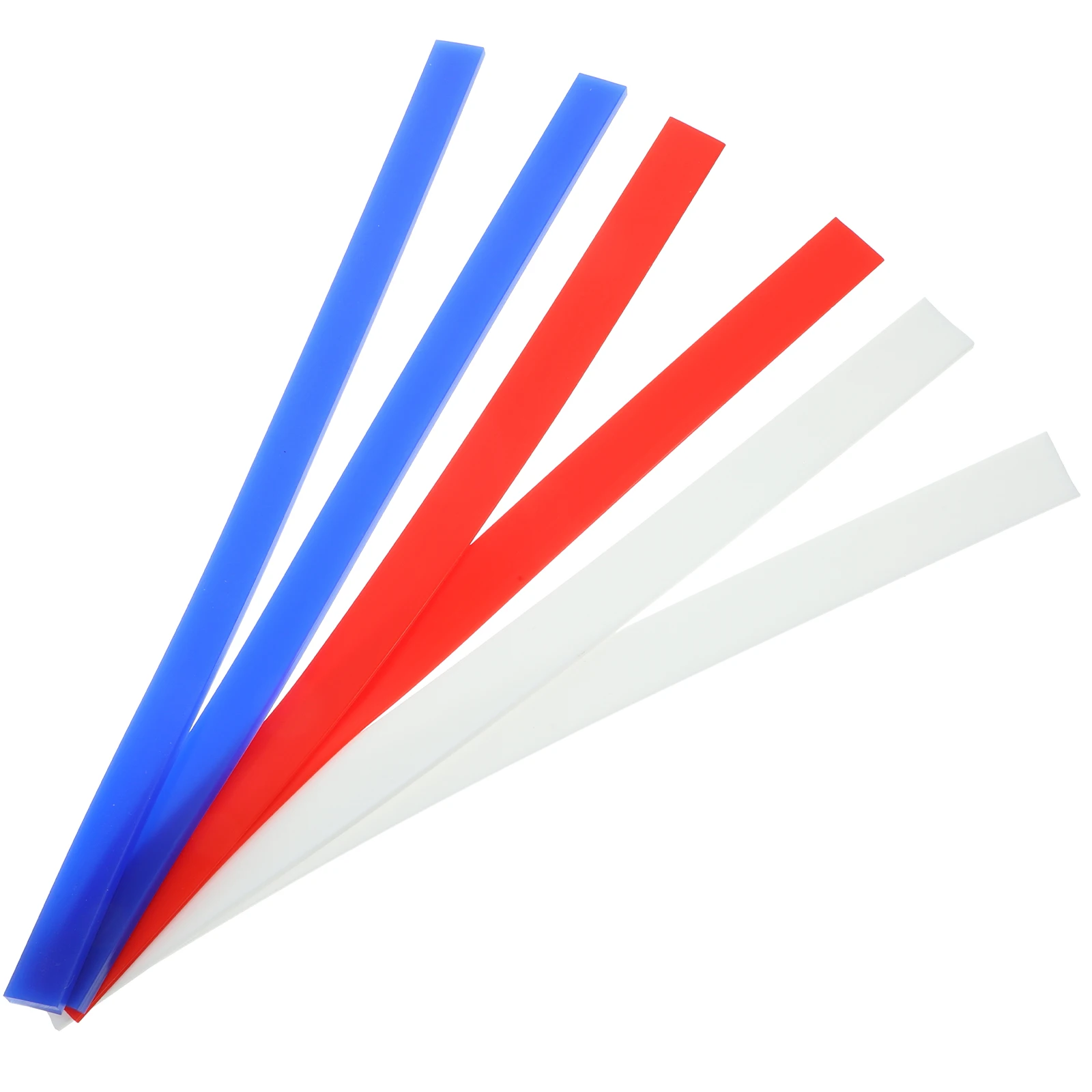 

6 Pcs 38.1cm Silicone Rolling Pin Guides Dough Thickness Measuring Ruler Baking Leveling Stick Cookie Smoother Snack Maker