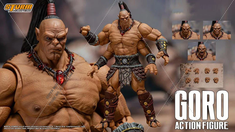 In Stock 1/12 Scale Collectible Japanese Fighting Games Strong Four Handed Figure GORO 6Inch Action Doll Model Toys