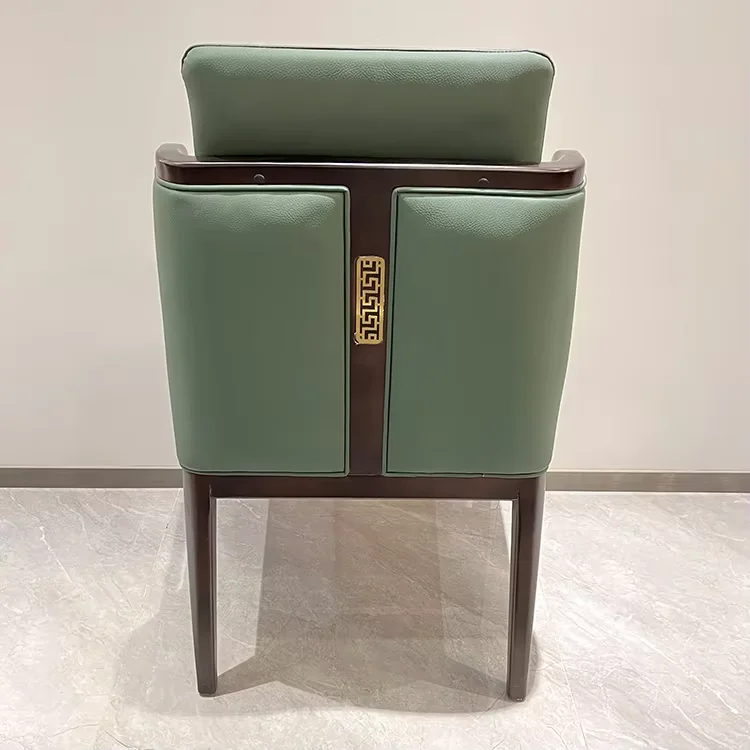 #Kitchen Modern Contemporary Beautiful Diaphanous High Density Foam Bar Dine Green Home Hotel Furniture Wooden Dining Chair