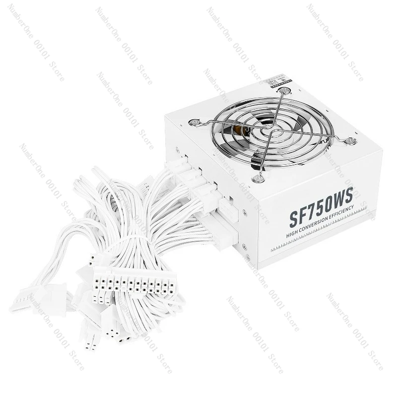 

Блок питания SFX850W, полностью модульный, чисто белый, 850 Вт, золотой, бесшумный, для настольных ПК, ITX, мини-корпусов