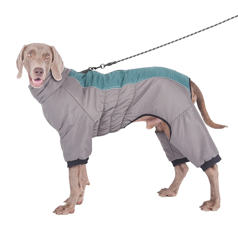 Waterproof Pet Dog Winter Jumpsuit Warm Medium Large Dogs Winter Jacket Clothes Labrador Bulldog Golden Retriever Costumes